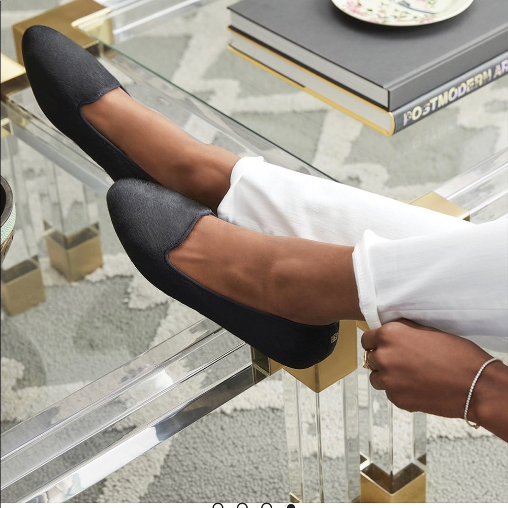 Birdies Black Calf Hair size 9